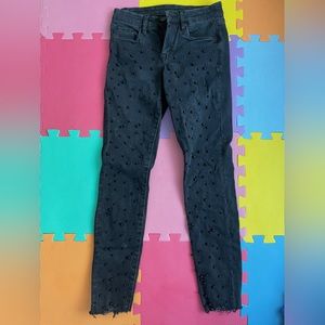 Blank NYC black denim with beaded details